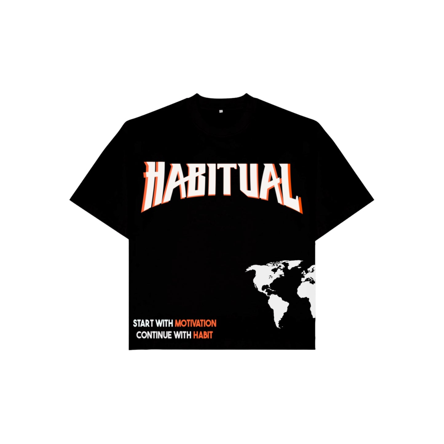 Orange Habitual Tee